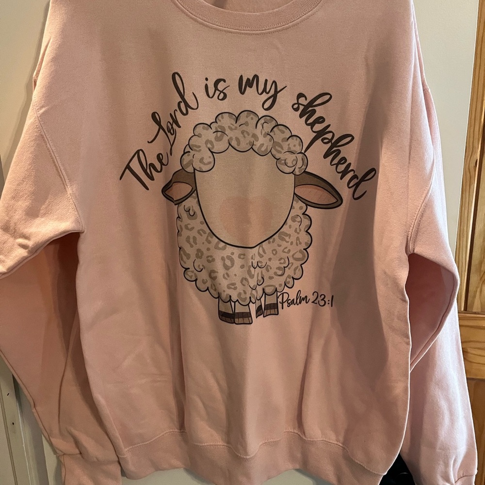 Jerzees Light Pink Sweatshirt